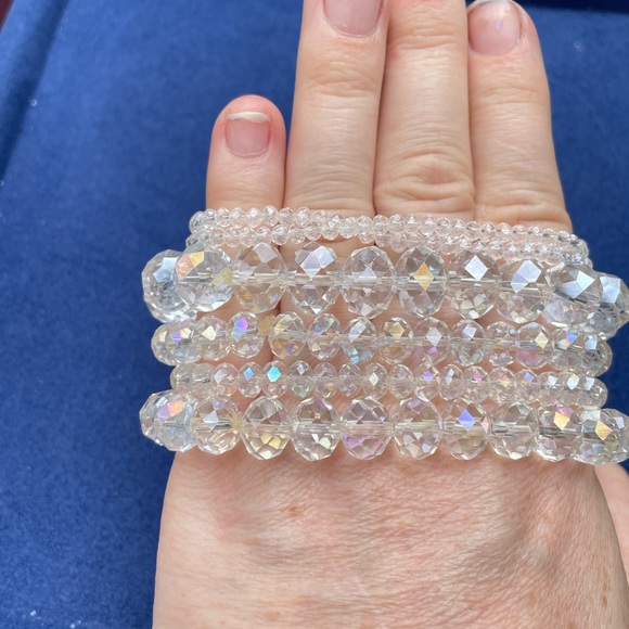 Set of 6 sparkly bracelets - Picture 5 of 7